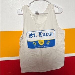 St. Lucia Graphic Tank Top